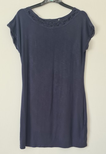 Blue jersey tunic - jersey, shift