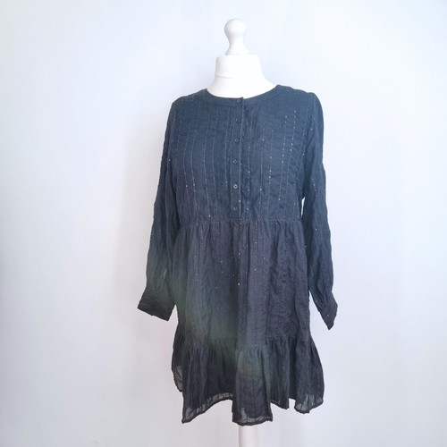New smock dress - smock, black