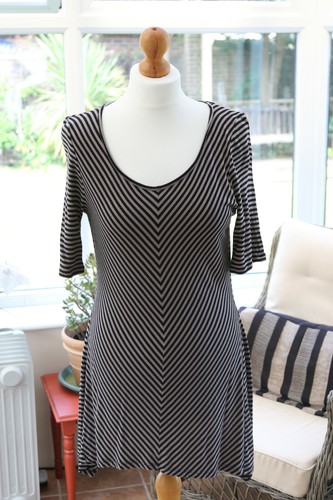 Ladies tunic dress - ladies, black