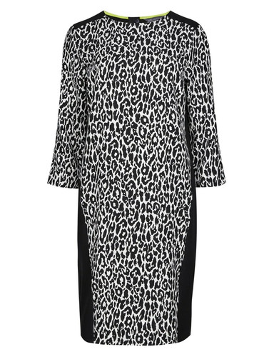 Leopard print shift - leopard,