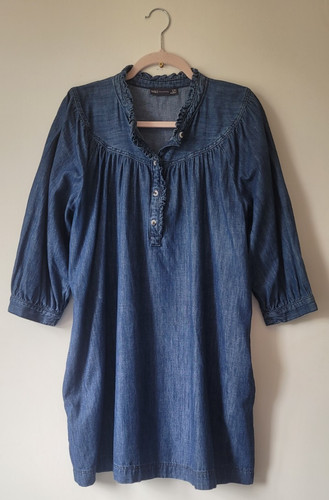 Women 18 blue denim - m&s,